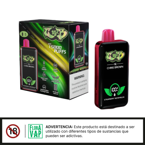 Chris Brown 15000 puffs - Caja x 10