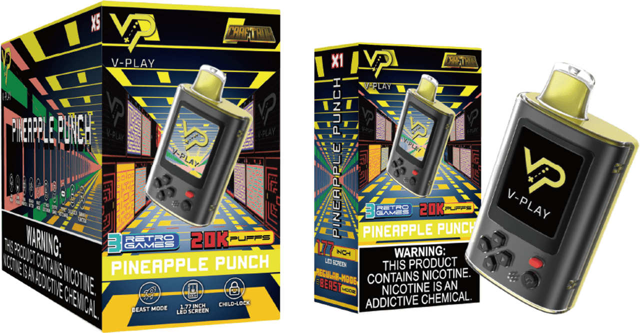 V PLAY 20.000 PUFF CAJA X5 UNIDADES