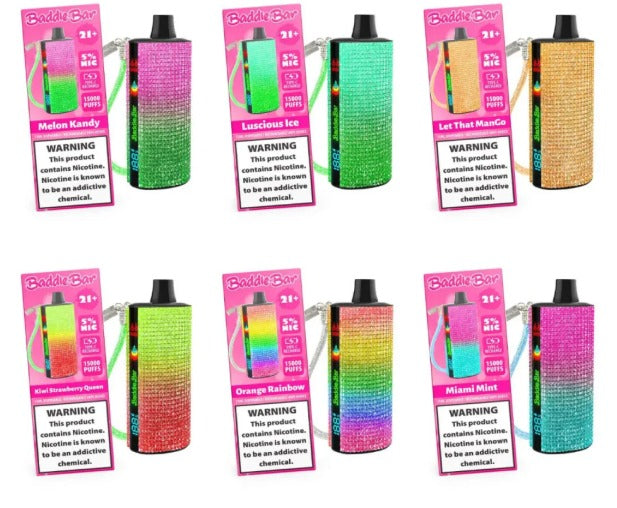 Vaporizador Baddie Bar – 15.000 Puffs